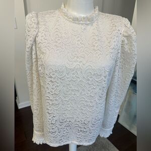 Treasure & Bond Lace Victorian Blouse S